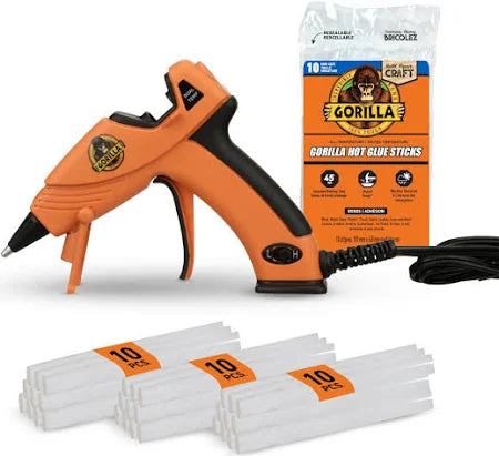 Supplies - Glue Gun- Gorilla Glue Dual Temp Setting with 30 glue sticks