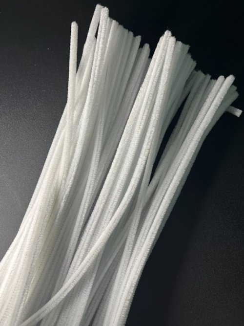 Supplies - Chenille Stems - 25 pack White